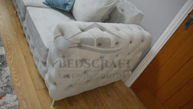 Chesterfield Sofas and Armchair