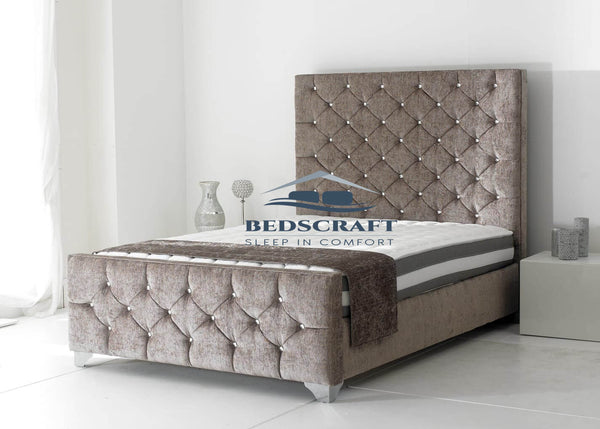 Fabric Frame Bed - Chesterfield Beds