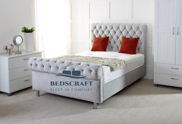 Geneva Sleigh Bed - Beds Craft