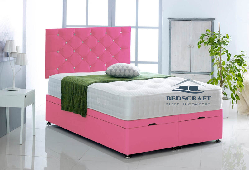 Ottoman Bed Pink